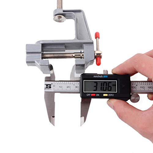 RUZYY 2Pieces Mini Table Clamp Small Bench Vice Upgraded cast Iron...