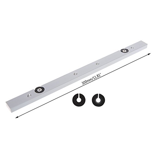 RUZYY 300MM Aluminium Alloy Rail Miter Bar Slider Table Saw Gauge ...