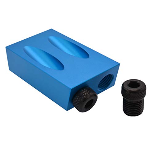 RUZYY 34Pieces/Set Woodworking Clamp Pocket Hole Jig Kit 6-10mm Ma...