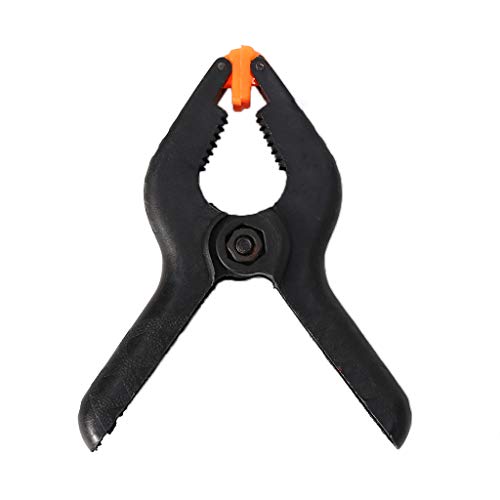 RUZYY 4 Inch Heavy Duty Plastic Nylon Spring Clamp Clip Tips for P...
