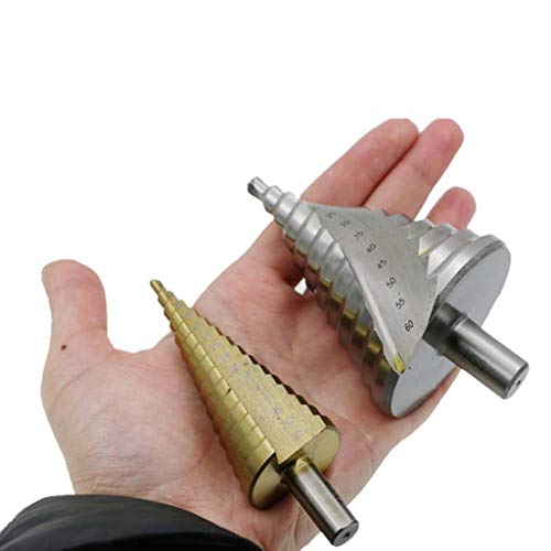 RUZYY 6-60mm Pagoda Step Cone Drill Bit HSS Spiral Grooved Reaming...