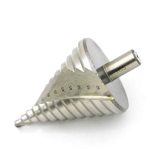 RUZYY 6-60mm Pagoda Step Cone Drill Bit HSS Spiral Grooved Reaming...