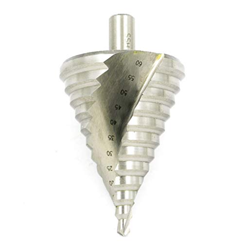 RUZYY 6-60mm Pagoda Step Cone Drill Bit HSS Spiral Grooved Reaming...