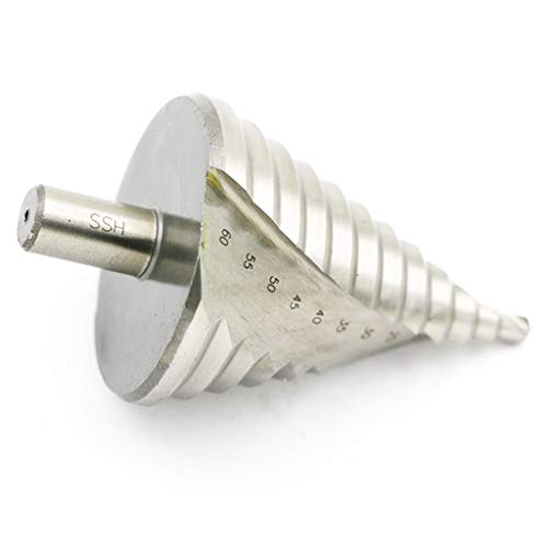 RUZYY 6-60mm Pagoda Step Cone Drill Bit HSS Spiral Grooved Reaming...