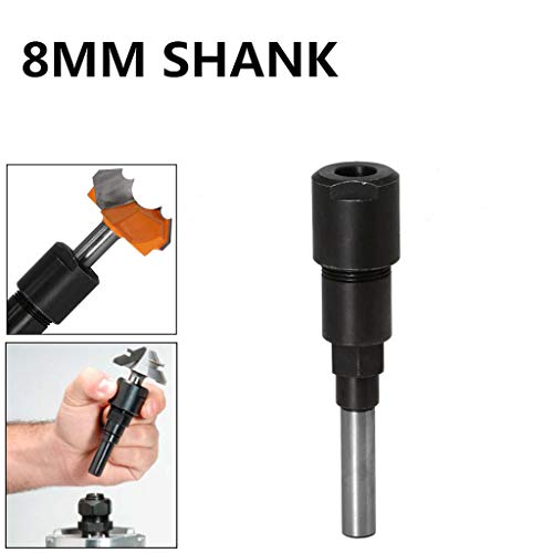 RUZYY 8mm Shank Engraving Machine Extension Rod Milling Cutter Rou...