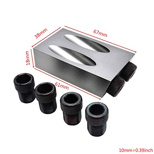 RUZYY 8Pieces/Set 6/8/10mm Oblique Hole Locator Positioner Drilli...