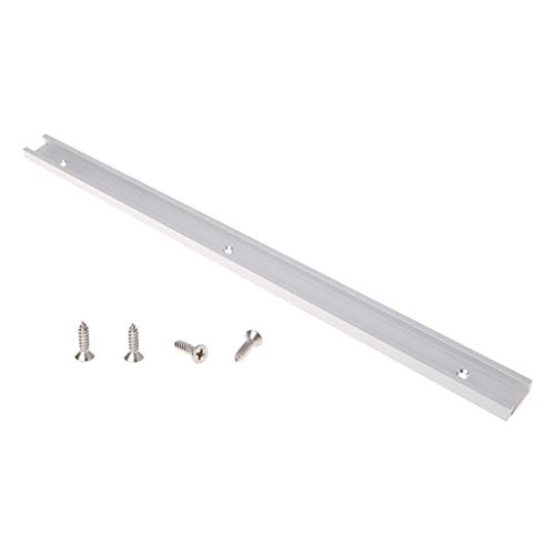 RUZYY Aluminium Alloy T-Track Woodworking T-Slot Miter Track Jig F...