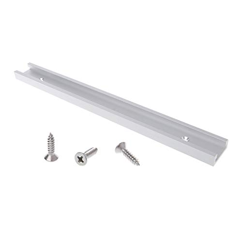 RUZYY Aluminium Alloy T-Track Woodworking T-Slot Miter Track Jig F...