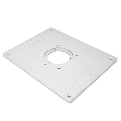 RUZYY Aluminum Router Table Insert Plate Trimmer Engraving Machine...