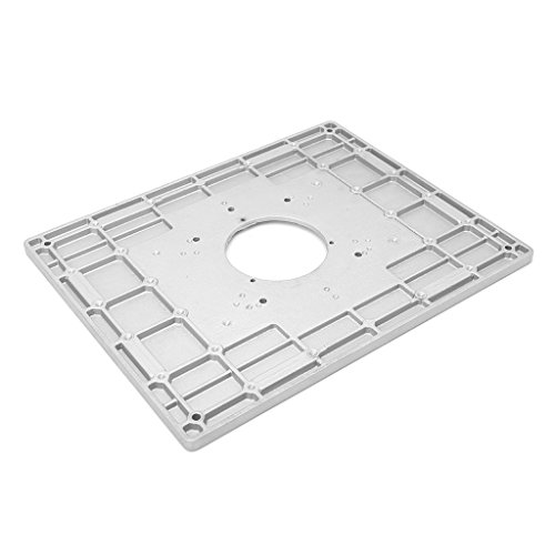 RUZYY Aluminum Router Table Insert Plate Trimmer Engraving Machine...
