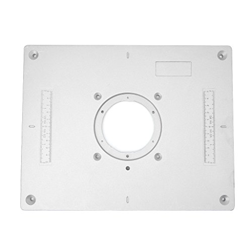RUZYY Aluminum Router Table Insert Plate Trimmer Engraving Machine...