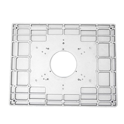 RUZYY Aluminum Router Table Insert Plate Trimmer Engraving Machine...
