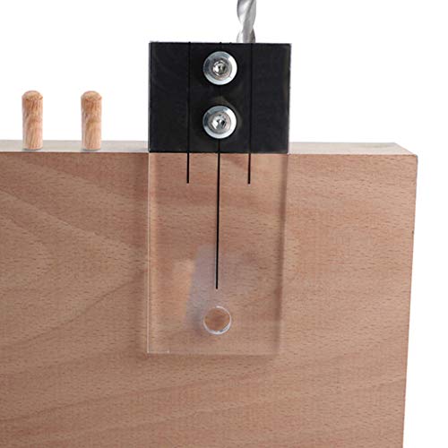 RUZYY Dowel Jig Acrylic Hardened Steel Pocket Hole Jig 1/4 Inch Dr...