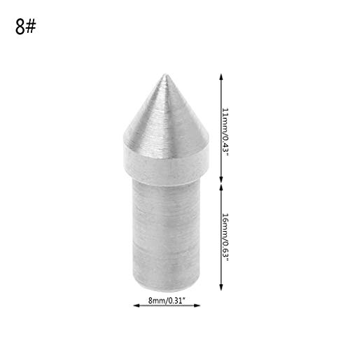 RUZYY Live Center Thimble Drill Bit for Mini Lathe Machine DIY Woo...