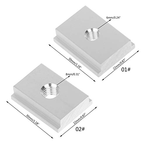 RUZYY M6 M8 T-Slot T-Slider Sliding Nut for Woodworking Tool Slot ...