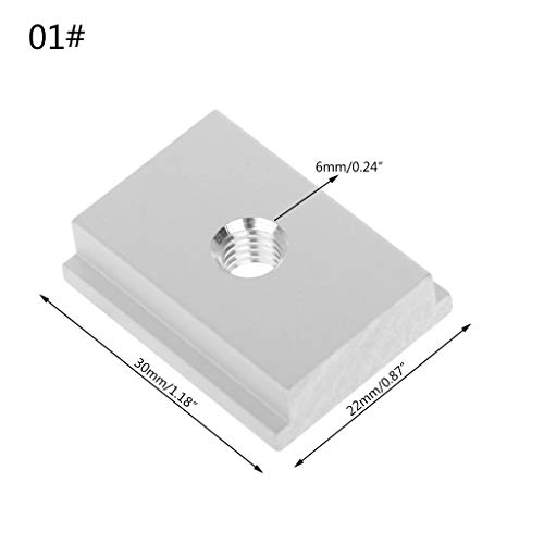 RUZYY M6 M8 T-Slot T-Slider Sliding Nut for Woodworking Tool Slot ...
