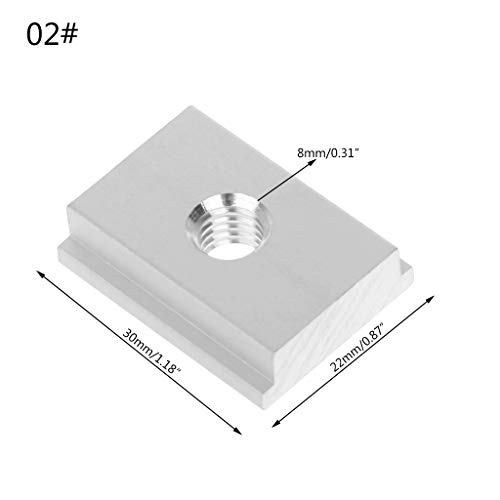 RUZYY M6 M8 T-Slot T-Slider Sliding Nut for Woodworking Tool Slot ...