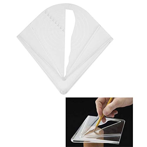 RUZYY Plastic Center Finder for Square Round Octagon Hexagon Stock...