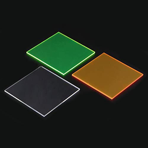 RUZYY Plexiglass Board Colored Acrylic Sheet 88cm DIY Toy Accessor...