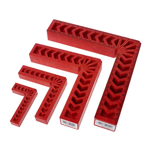 RUZYY Positioning Squares Ruler Woodworking Tool Clamping Right An...