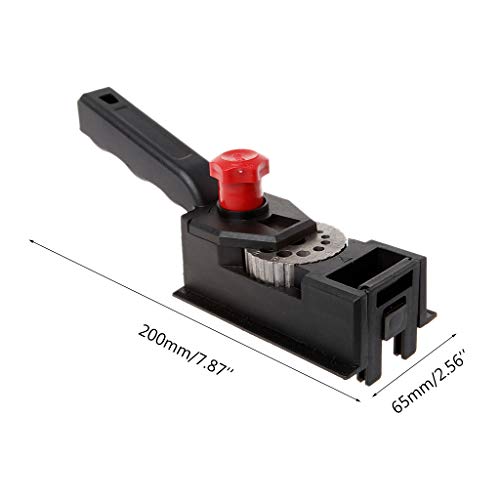 RUZYY Punch Locator 10 Holes Woodworking Punching Positioning Fixt...