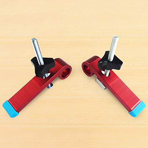RUZYY Quick Acting Hold Down Clamp Set for T-Track T-Slot Woodwork...