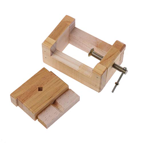 RUZYY Wood Flat Vise Mini Clamp-on Bench Vise Flat Tongs Woodworki...