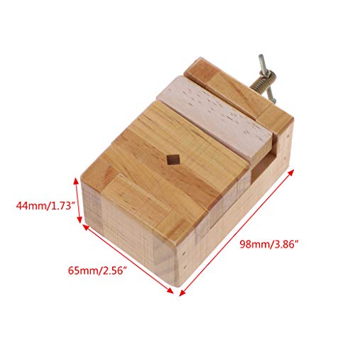 RUZYY Wood Flat Vise Mini Clamp-on Bench Vise Flat Tongs Woodworki...