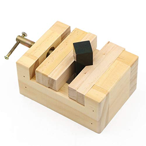 RUZYY Wood Flat Vise Mini Clamp-on Bench Vise Flat Tongs Woodworki...
