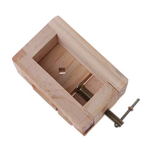 RUZYY Wood Flat Vise Mini Clamp-on Bench Vise Flat Tongs Woodworki...