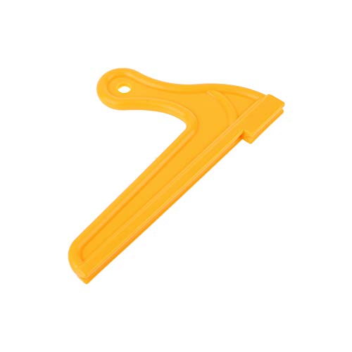 RUZYY Yellow Safety Hand Protection Sawdust Wood Saw Push Stick fo...