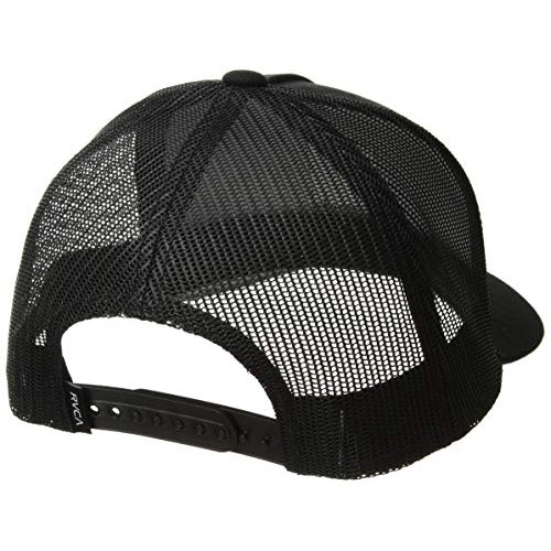 RVCA mens Rvca Mens Curved Bill Snapback Mesh Trucker Hat Basebal...