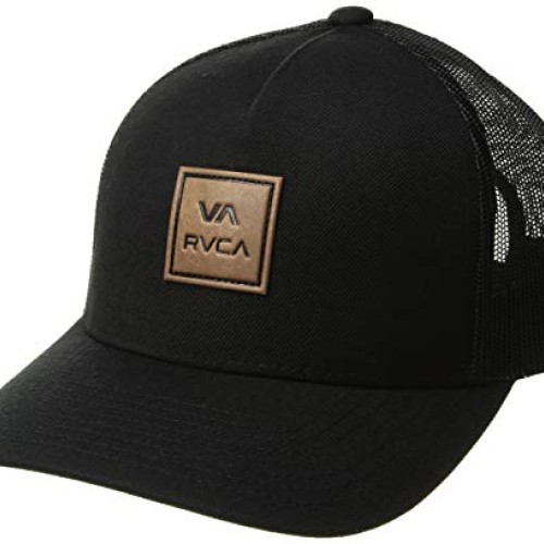 RVCA mens Rvca Mens Curved Bill Snapback Mesh Trucker Hat Basebal...