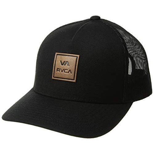 RVCA mens Rvca Mens Curved Bill Snapback Mesh Trucker Hat Basebal...