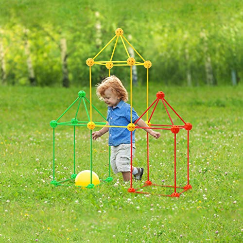 RYBG Kids Fort Building Toys, 160PCS Kits Childrens Building Toys...