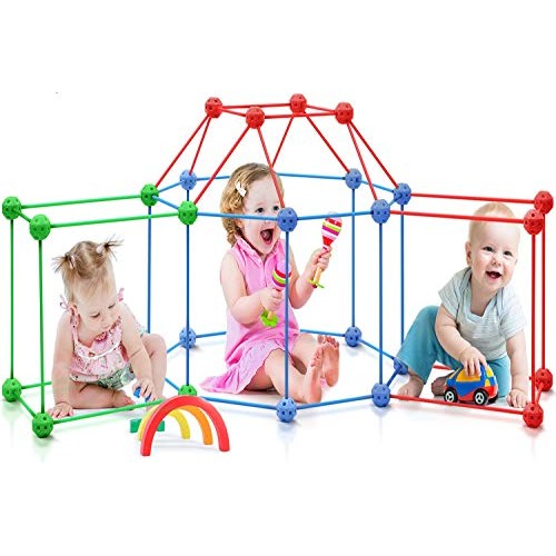 RYBG Kids Fort Building Toys, 160PCS Kits Childrens Building Toys...