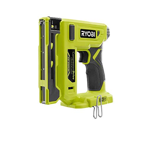 Ryobi 18-Volt ONE+ Cordless Compression Drive 3/8 in. Crown Staple...