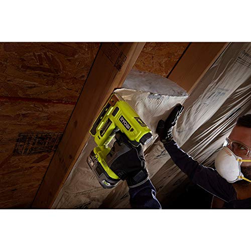 Ryobi 18-Volt ONE+ Cordless Compression Drive 3/8 in. Crown Staple...