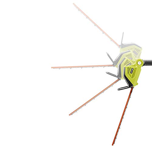 RYOBI RY40603BTL 18 in. 40-Volt Lithium-Ion Cordless Pole Hedge Tr...