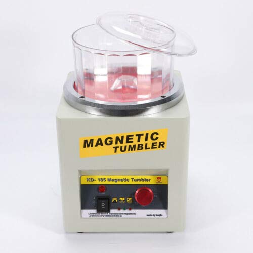 Mini Magnetic Tumbler 180mm Magnetic Jewelry Polisher Finisher Mac...