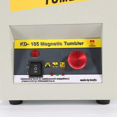 Mini Magnetic Tumbler 180mm Magnetic Jewelry Polisher Finisher Mac...