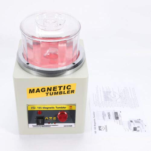 Mini Magnetic Tumbler 180mm Magnetic Jewelry Polisher Finisher Mac...