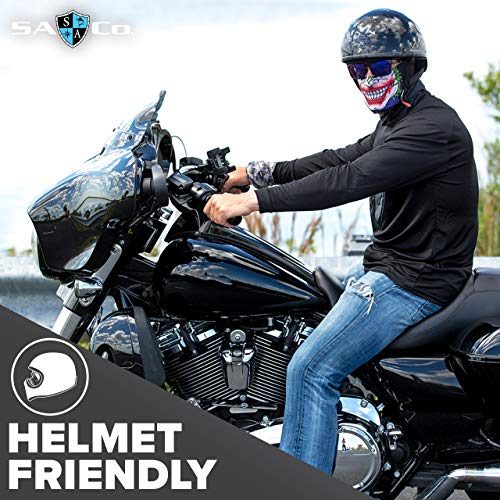 S A - UV Face Shield 5 Pack - Multipurpose Neck Gaiter, Balaclava,...