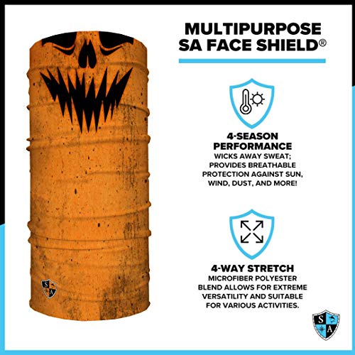 S A - UV Face Shield 5 Pack - Multipurpose Neck Gaiter, Balaclava,...