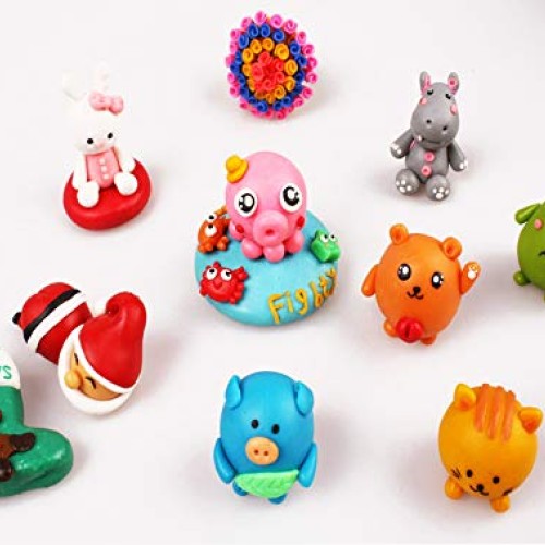 S & E TEACHERS EDITION 50 Blocks Polymer Clay Set, with Tools, Ac...