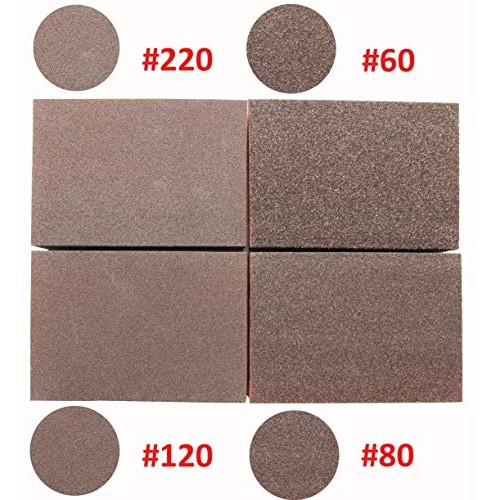 S&F STEAD & FAST Sanding Sponge for Wet and Dry Sanding, 60 80 120...