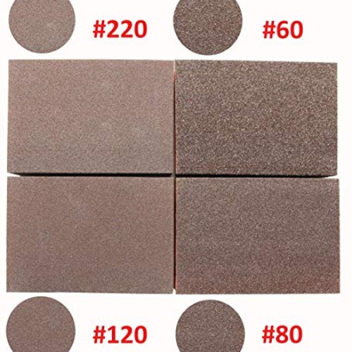S&F STEAD & FAST Sanding Sponge for Wet and Dry Sanding, 60 80 120...