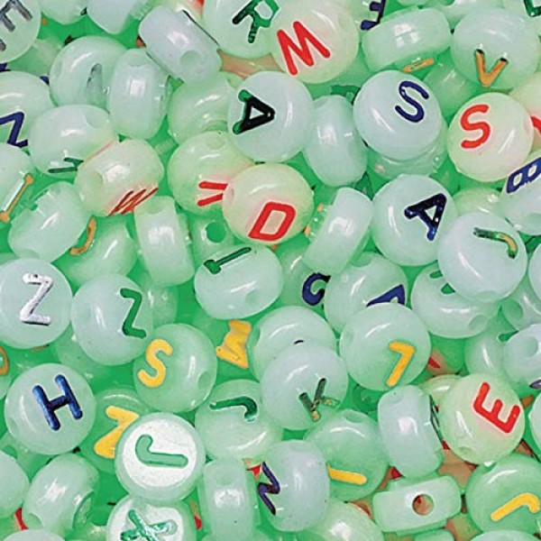 Color Splash! Glow Alpha Bead Assortment Bag of 600