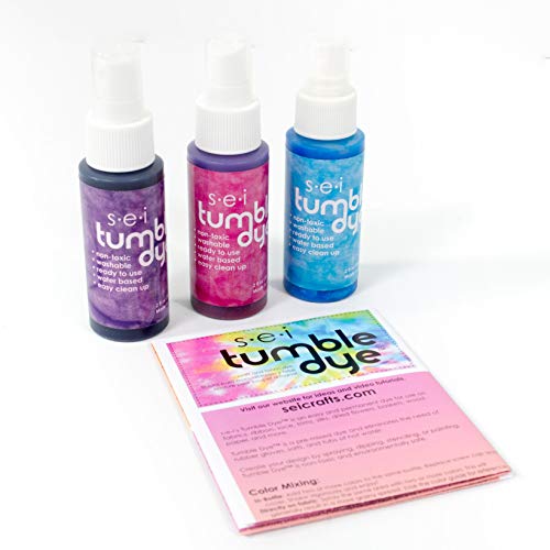 S·E·I SEI 10118 Tumble Dye Craft & Fabric Tie Dye Kit 2oz 3/Pkg-Gi...