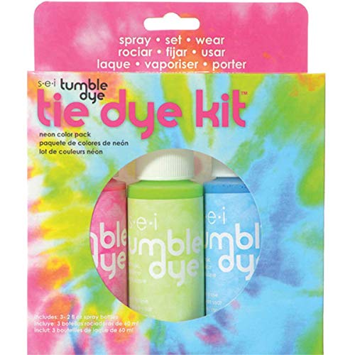 SEI 6-1396 Tie-Dye Tumble-Dye, Noen Kit with Idea Book, 3-Pack